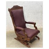 Walnut Platform Rocker