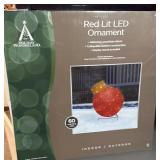 New in the box Holiday Wonderland red LED