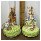 Schmid, Beatrix Potter music boxes *tiny fleck