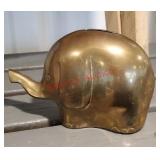 Brass elephant Bank