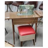 Spartan sewing machine with stool