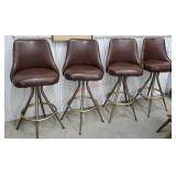Set of 4 retro bar stools 4x$