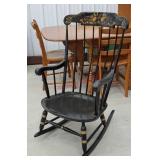 black stenciled Boston rocker - Nichols & stone