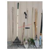 Group of hand tools in weed trimmer