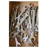 Box of wrenches including snap-on