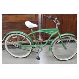 Advertising Bud light lime Green bicycle