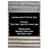 Before bidding please notice preview and pick up