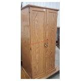 2 door office armoire/electronics organizer