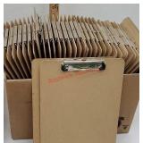 Approximately 38 clipboards