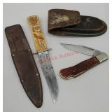 2 knives - colonial and Vaylor 2x$