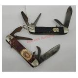 2 boy scout knives 2x$ - Camillus & ?