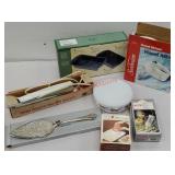 Group of small appliances and kitchenware