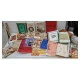 Large group of mostly local cookbooks - many