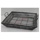 Metal basket/tray approx 21" x 19"