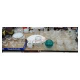 Cart #21 - top row - glassware