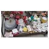 Cart #31 - bottom row miscellaneous - cups and