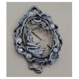 Large fairy? brooch signed JJ