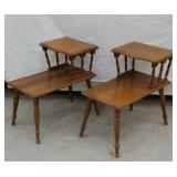 2x$ Maple step down end stands