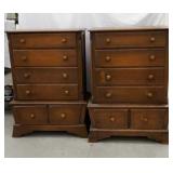 2x$ step down Maple dresser