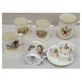 English royalty mugs and cups
