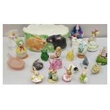 Box lot of Easter - includes several Lefton