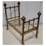 Doll size brass bed - needs tightening