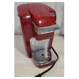 Red Keurig coffee maker