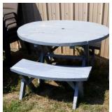 3pc picnic table set needs work