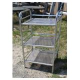 Stainless kitchen cart