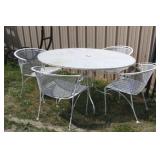 5pc wire patio set