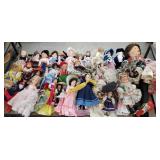 Bottom row of cart 33 - dolls