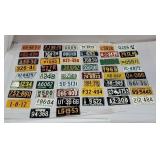 50 - 1953 mini license plates
