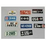 11 mini license plates