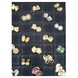 18 pairs of earrings