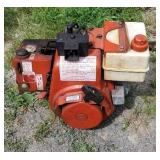 Electric start gas engine