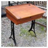 adjustable height School desk