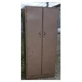 2 door tin wardrobe