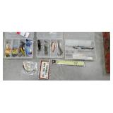 Box of fishing lures
