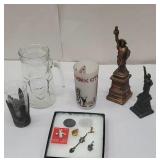 Box of New York City statue of liberty related