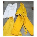 Box of rain gear includes big sizes
