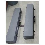 2 woodstream gun cases - both open on both sides