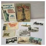 Box of a ephemera including Niagara falls and