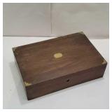 Walnut lap desk box