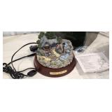 Thomas kinkade water fountain cottage By the Sea
