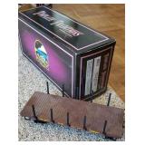 MTH flatcar with box - missing fire truck