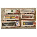 6 Lionel cars