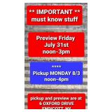 Please read all information in the blue boxes