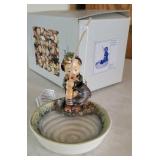 Hummel little boy fishing with original box