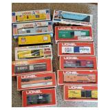 13 Lionel cars