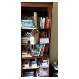 Contents of books,etc on shelf